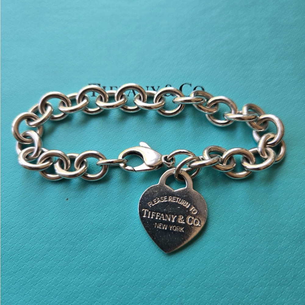 Tiffany and co RTT heart tag bracelet